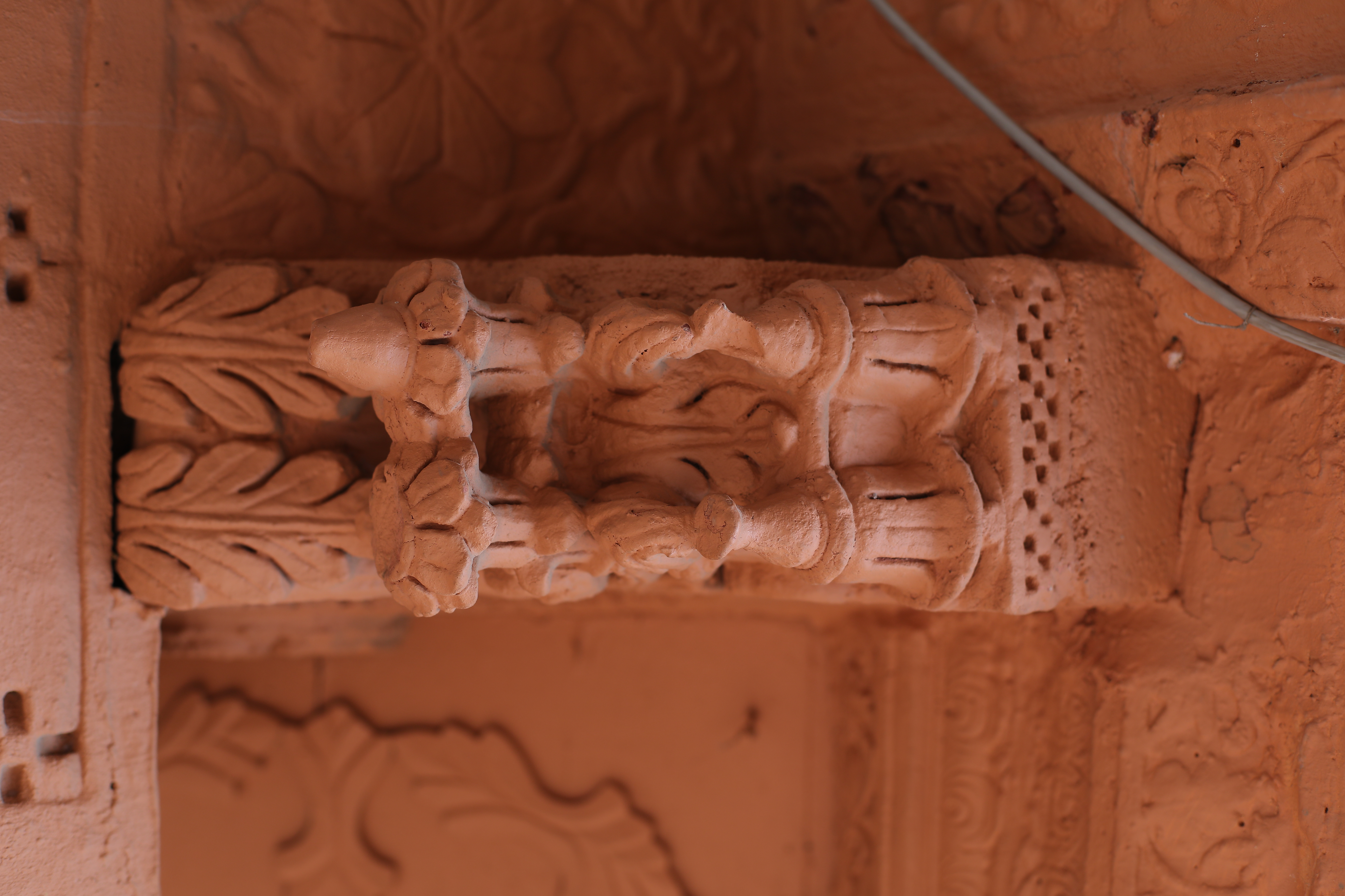 Inner Archway and Traditional Rajasthani Stone Carvings