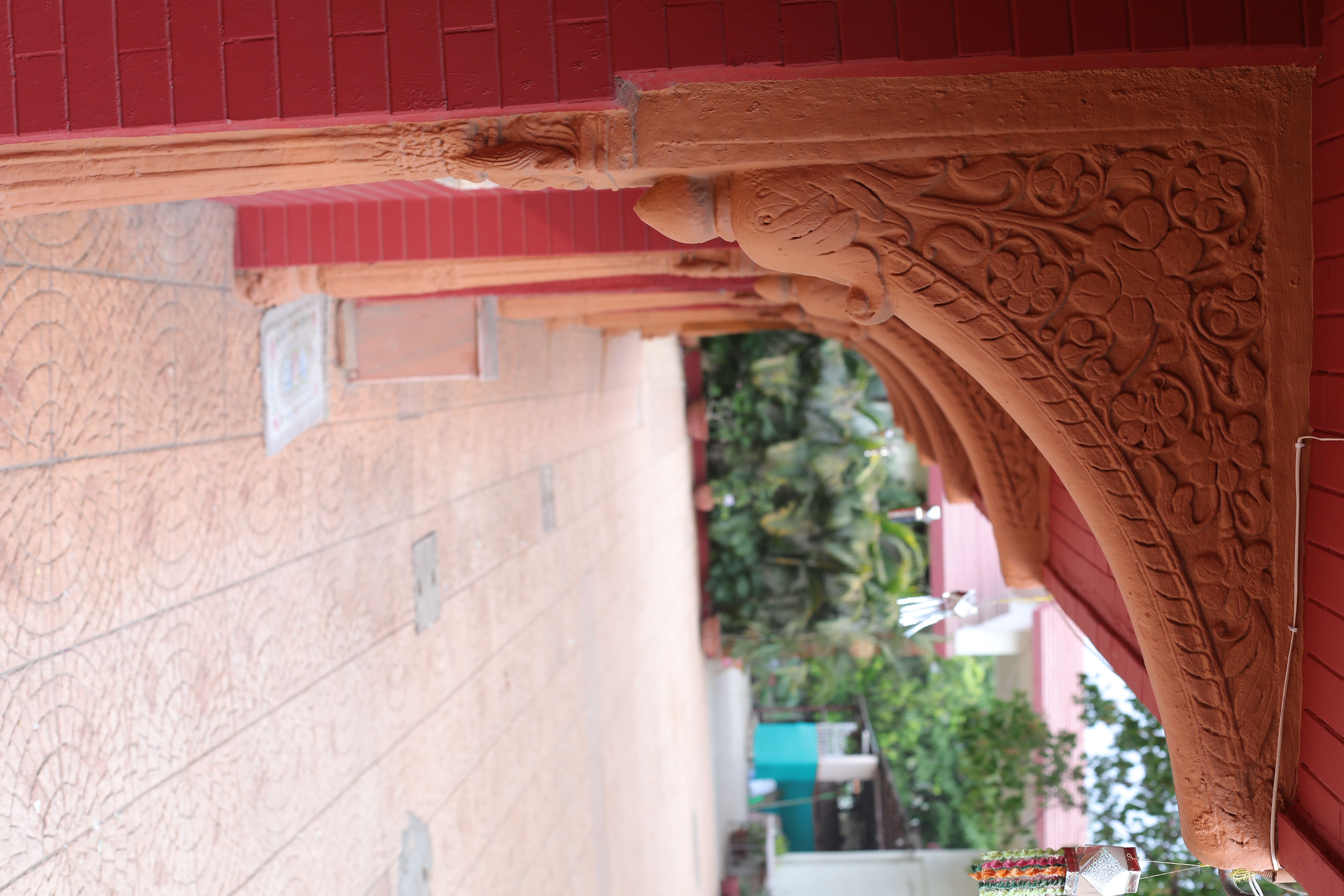 Polished Pink Marble Staircases representing Ida and Pingala